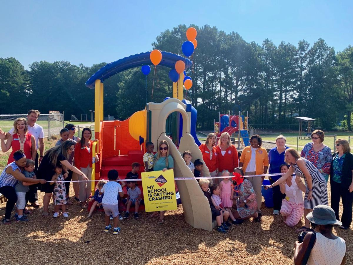 New Camp Creek Elementary School playground gives preK students