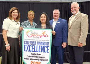 McClure café team recognized for excellence in school nutrition