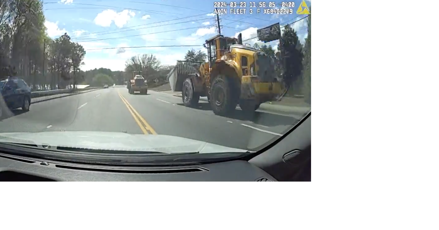 Police Chase Stolen Construction Vehicle Around Norcross Area | News ...