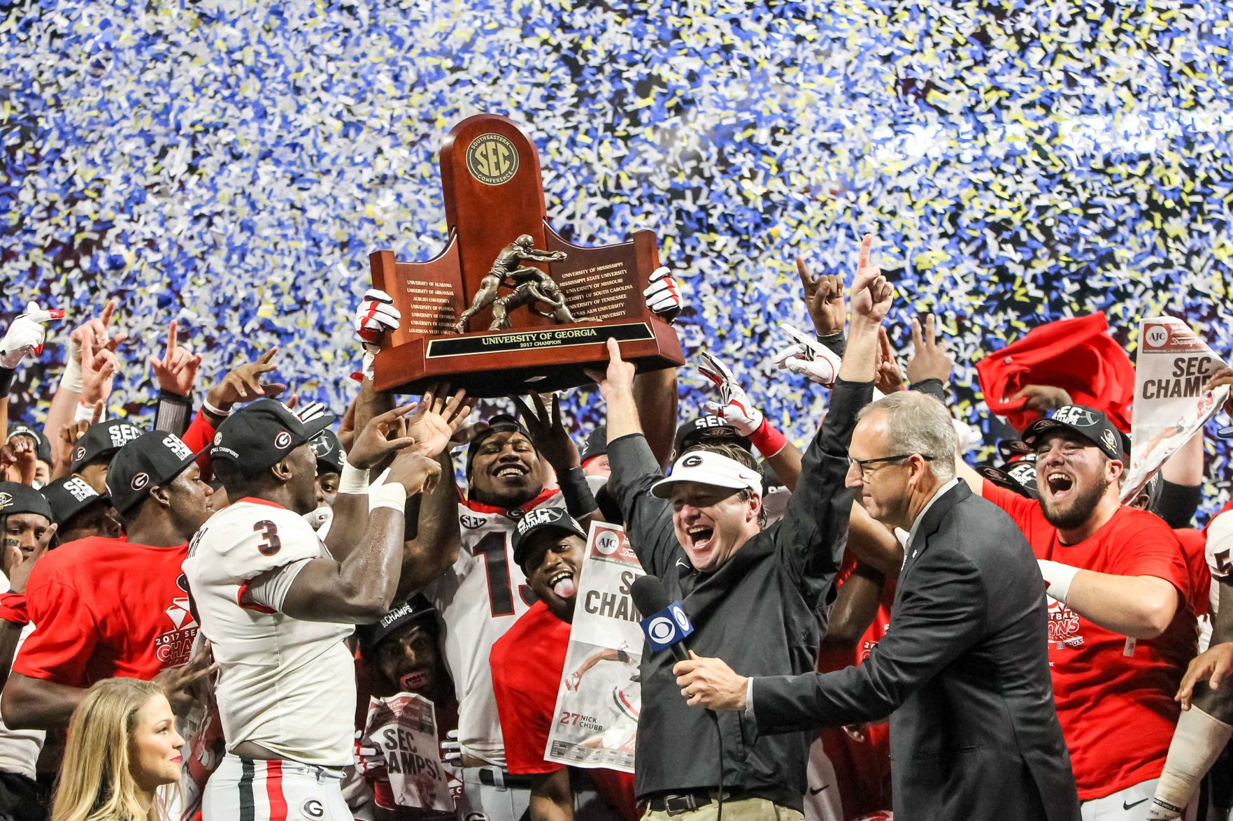 Georgia Flips The Script On Auburn For 28-7 Win, First SEC Title Since ...