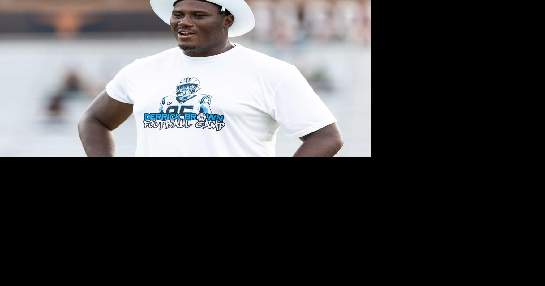 Carolina Panthers star Derrick Brown gives back with annual Lanier youth camp