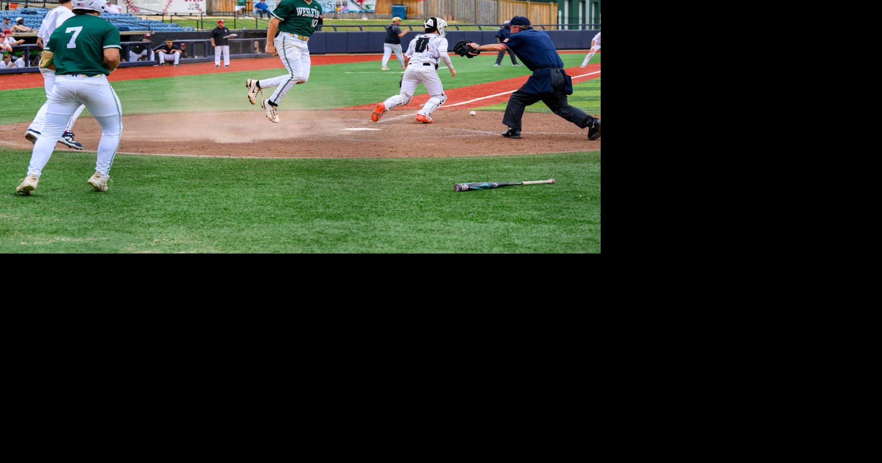 Wesleyan splits first two games of Private state championship baseball series