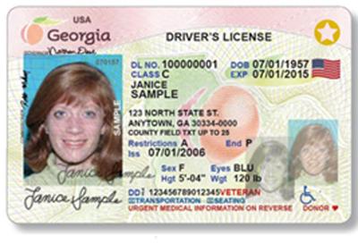 New design for Georgia driver's licenses