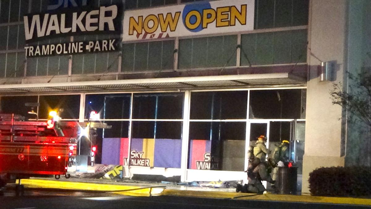 Fire Around Electrical Components Damages Recently Opened Trampoline Park Near Duluth News Gwinnettdailypost Com