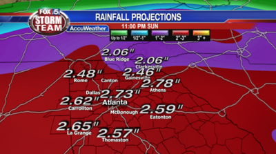 Weekend Forecast Snow And Ice In Parts Of North Georgia Lots Of