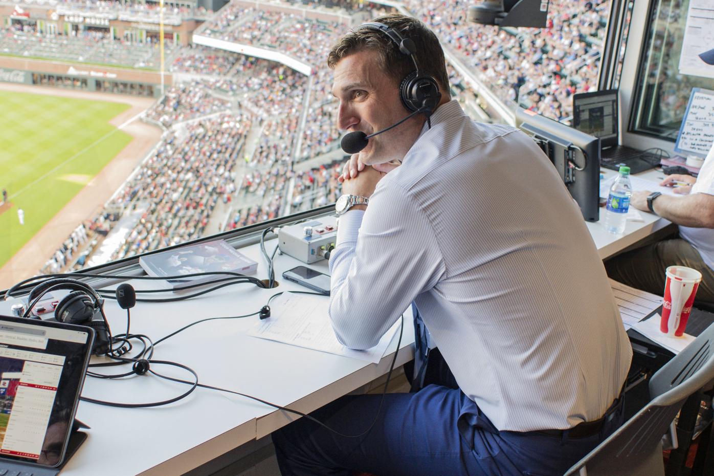 PHOTOS: Parkview grad Jeff Francoeur broadcasts a Braves game on July 2, Multimedia