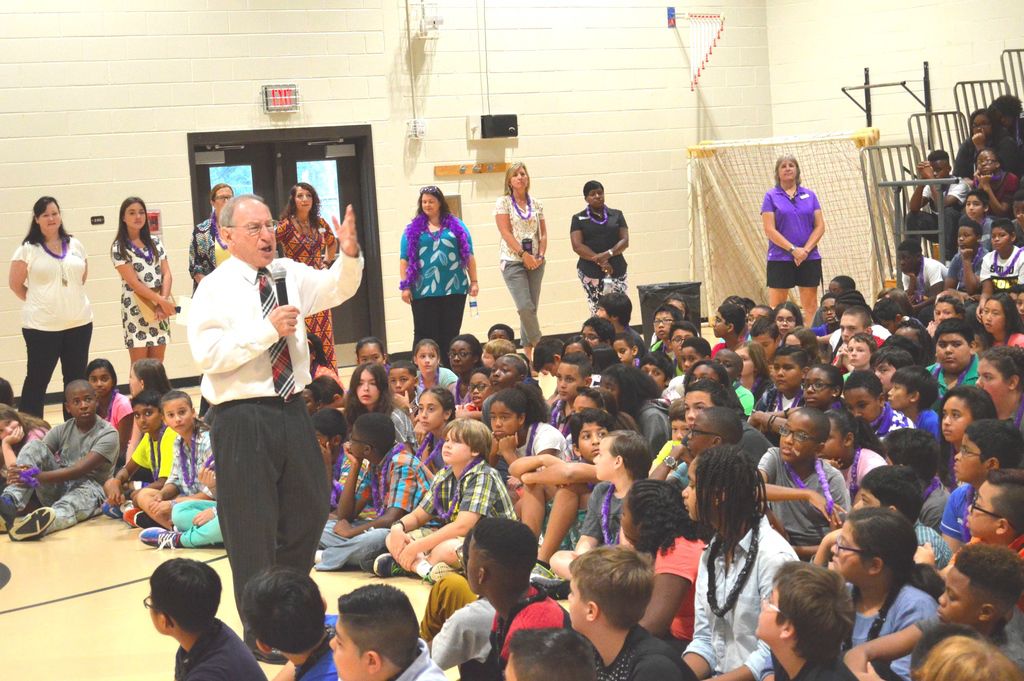 Coleman Middle School opens with energetic message from namesake News