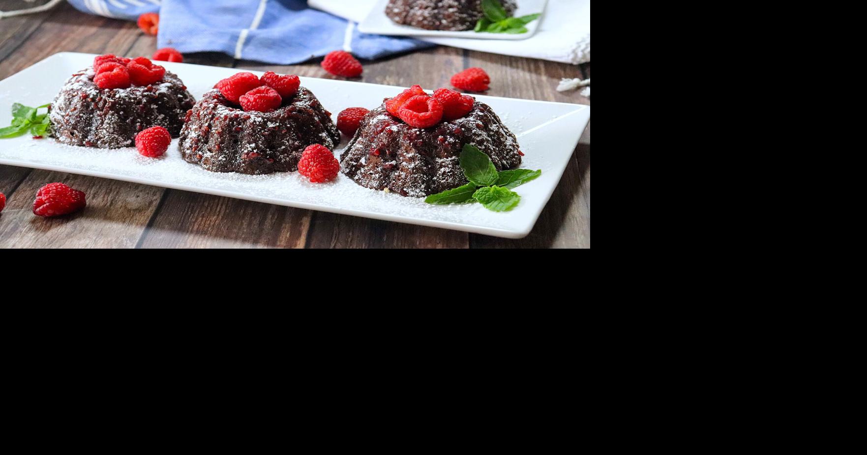 Mini Chocolate Raspberry Rum Cakes | | gwinnettdailypost.com