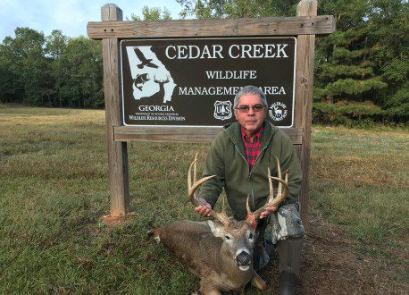 Healthy buck, happy hunter