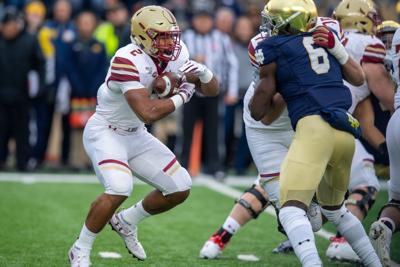 Boston College RB A.J. Dillon, school's all-time leading rusher