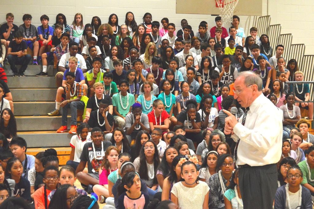 Coleman Middle School opens with energetic message from namesake News