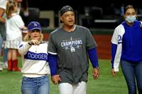 Dave Roberts and his wife Tricia