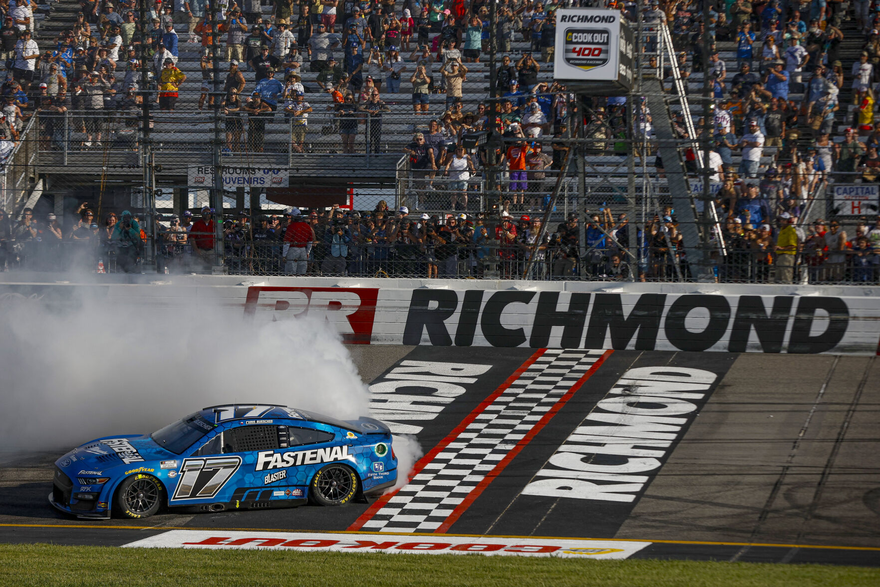 Chris Buescher Captures NASCAR Playoff Berth With Win At Richmond ...