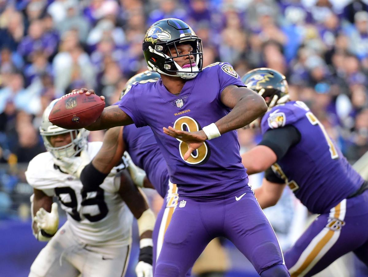 Ravens Qb Lamar Jackson To Make First Road Start Vs Falcons