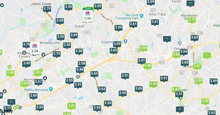 Gas prices continue downward trend | News | gwinnettdailypost.com