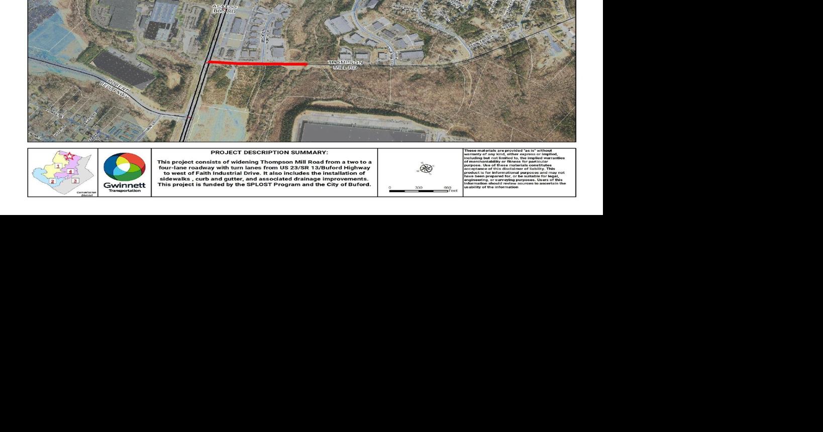 Gwinnett moving forward on improvements to Thompson Mill Road and ...