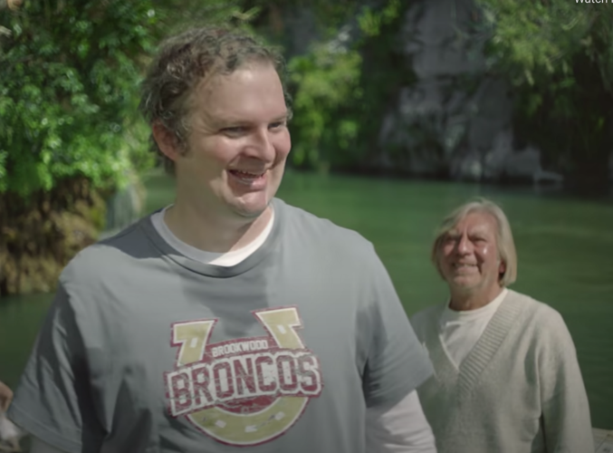 Brookwood High Broncos in Irish Spring Super Bowl commercial