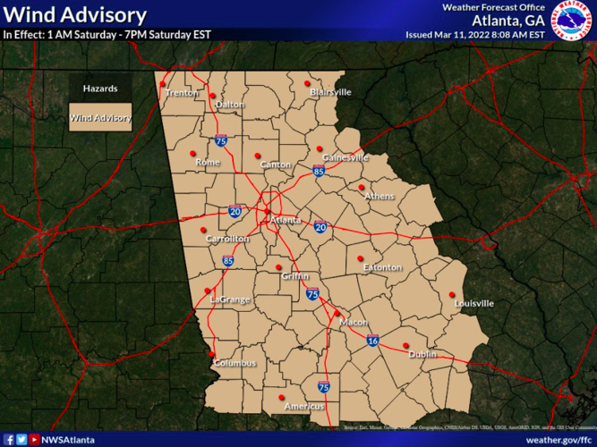 Gwinnett County expected to get storms, wind, chilly temperatures and maybe  even a brief 'snow shower' on Saturday | News | gwinnettdailypost.com
