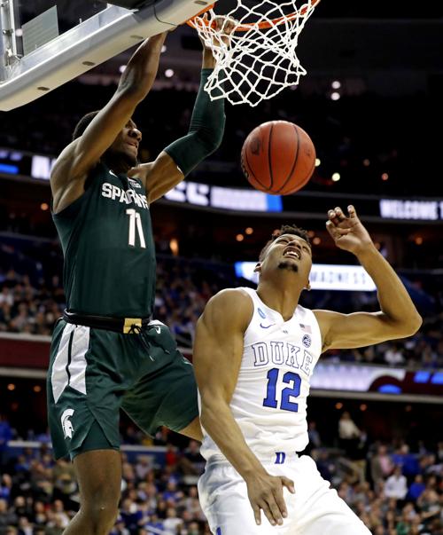 Ncaa Basketball Ncaa Tournament East Regional Michigan State Vs
