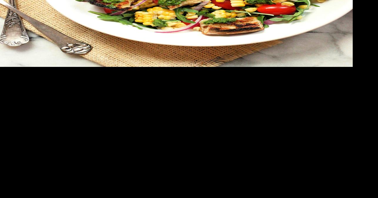 Tomato and Corn Panzanella Salad