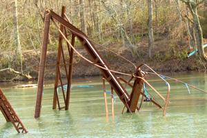 Piece of history lost after Jones Bridge collapses into Chattahoochee River