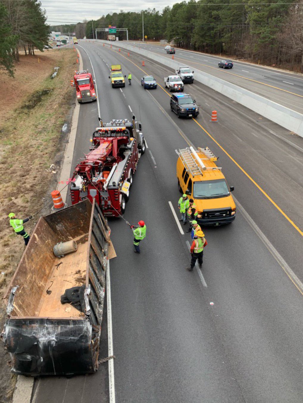 I 85 North Hamilton Mill Road Bridge Reopens After Accident