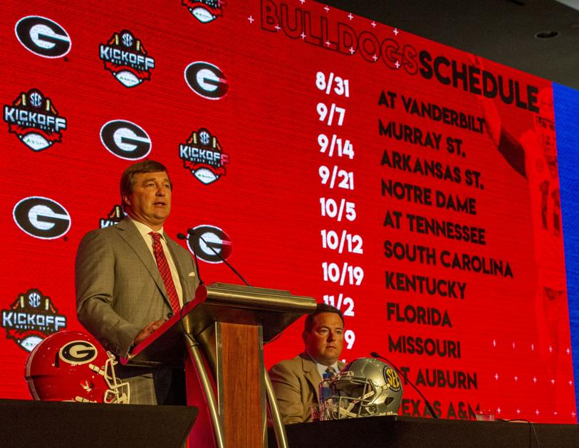 Georgia Bulldogs' 2020 football schedule released | Sports | gwinnettdailypost.com