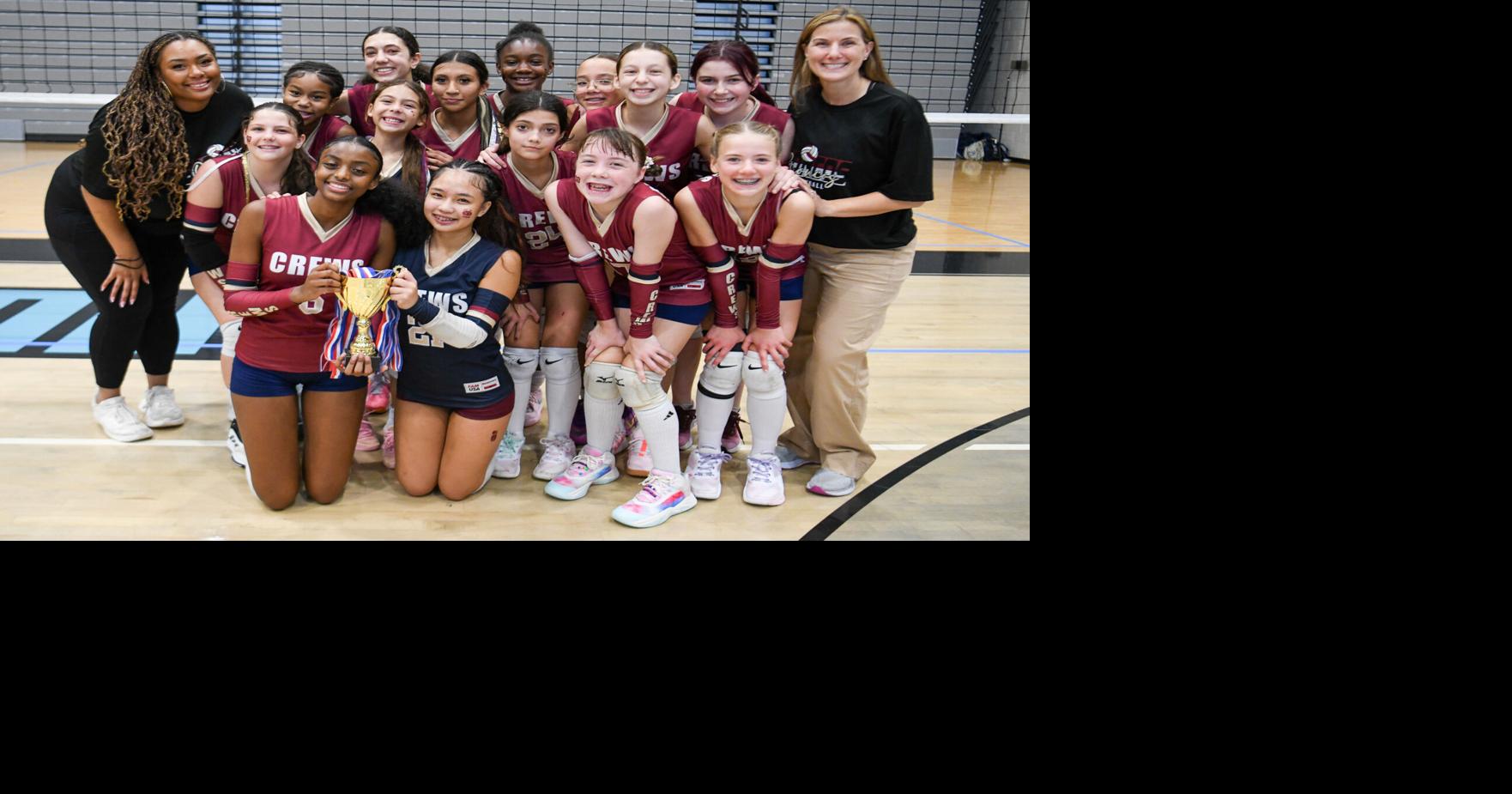 All-Brookwood battle: Crews Middle defeats Five Forks for Gwinnett volleyball championship