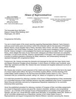 State Rep. Shelly Hutchinson's letter to U.S. Rep. Kevin McCarthy