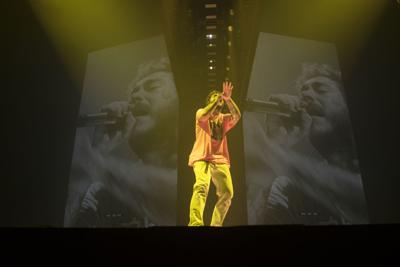Review Humble Post Malone Brings Gen Z Paradise To Infinite