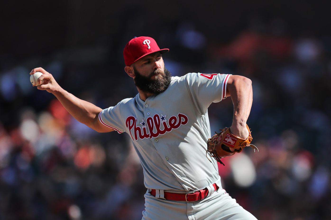 After long uncertain offseason, new Phillie Jake Arrieta promises