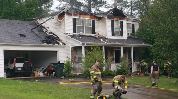 GCPS Teacher's home destroyed by lightning