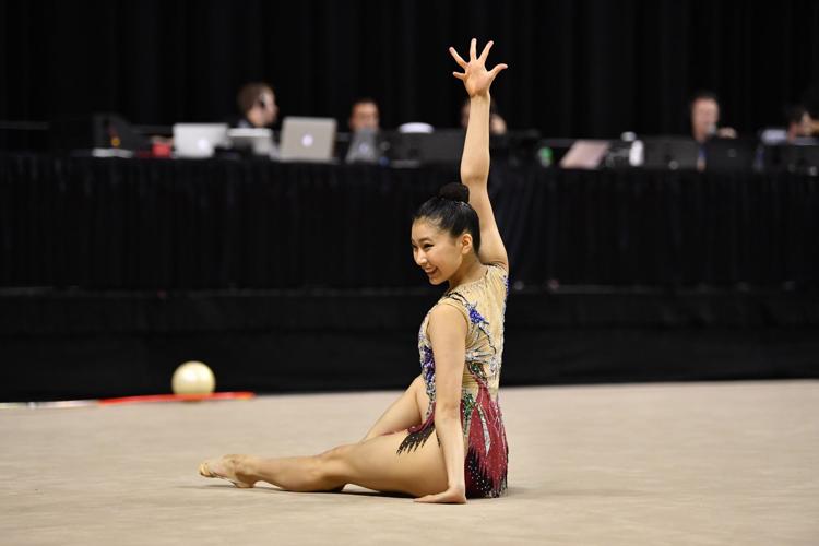 In pics: women's rhythmic gymnastics clubs finals at SEA Games - Xinhua