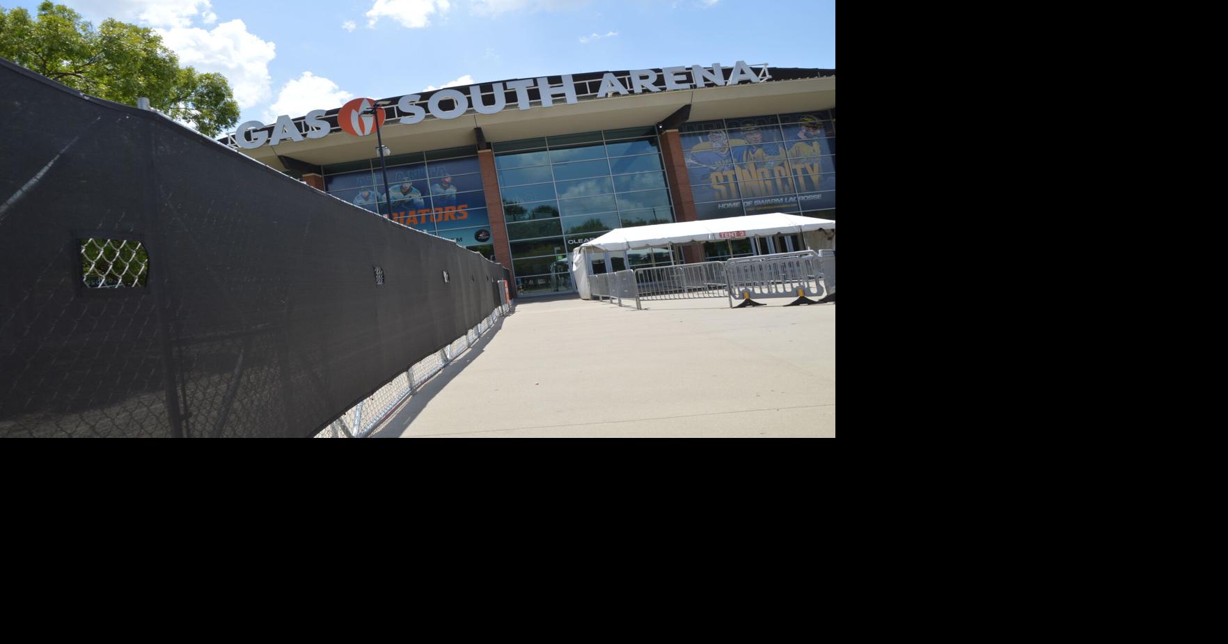 Construction getting underway on Gas South Arena renovations