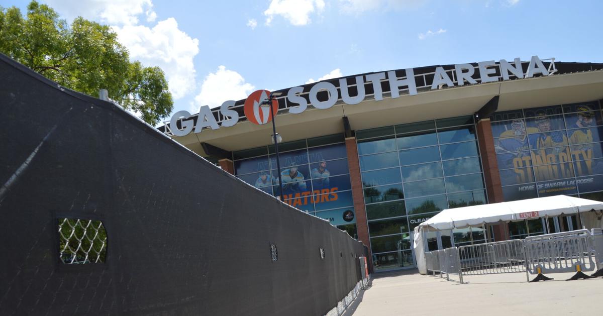 Construction getting underway on Gas South Arena renovations