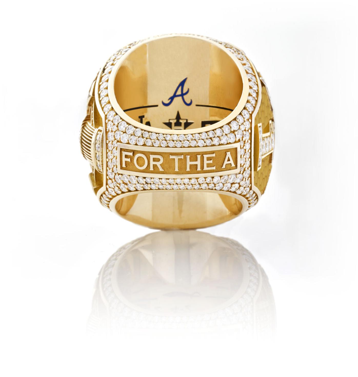 Atlanta Braves' 18.71-karat white gold World Series championship rings  feature 755 diamonds, Sports