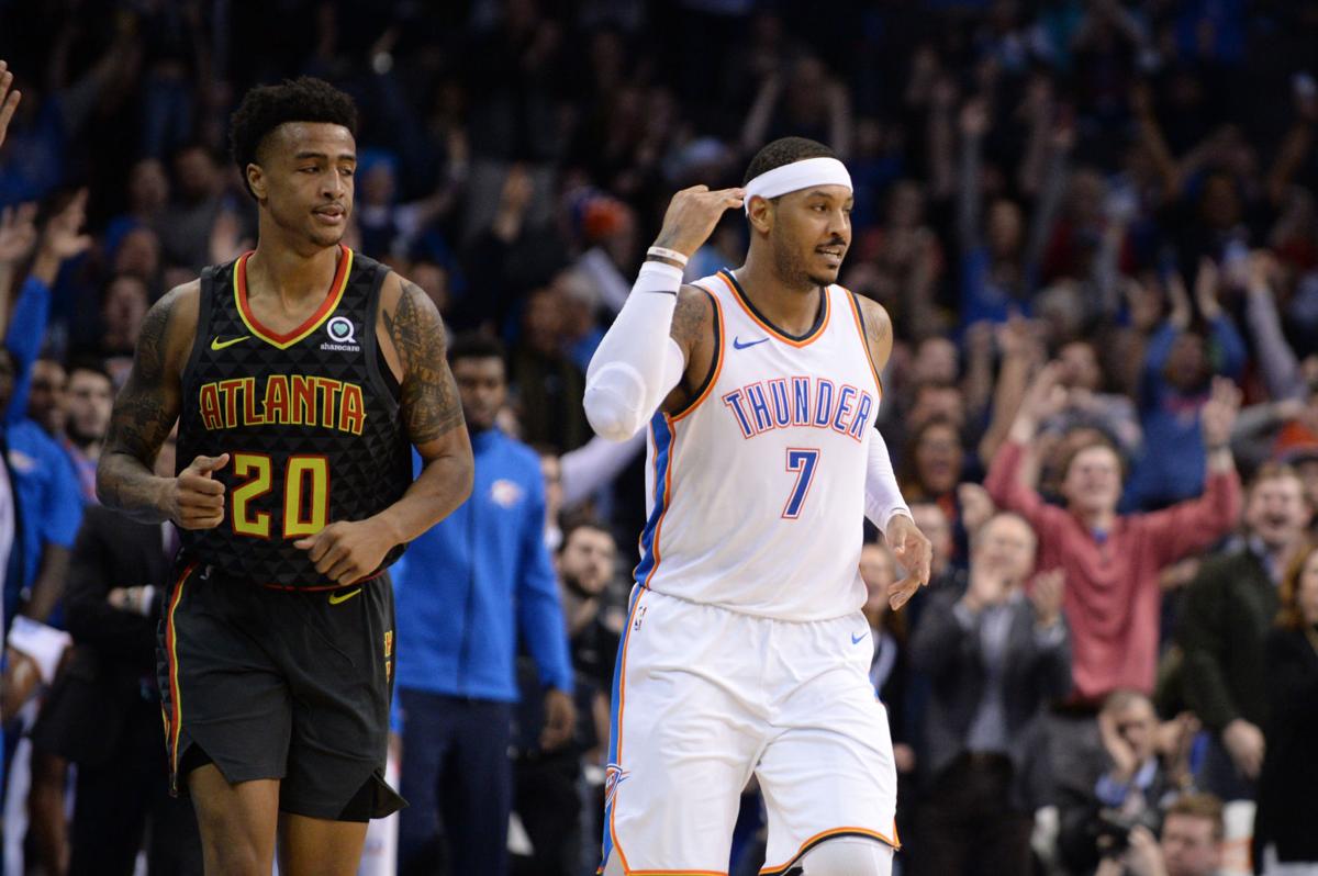 Thunder Trade Carmelo Anthony To Hawks For Dennis Schroder And Mike Muscala Sports Gwinnettdailypost Com