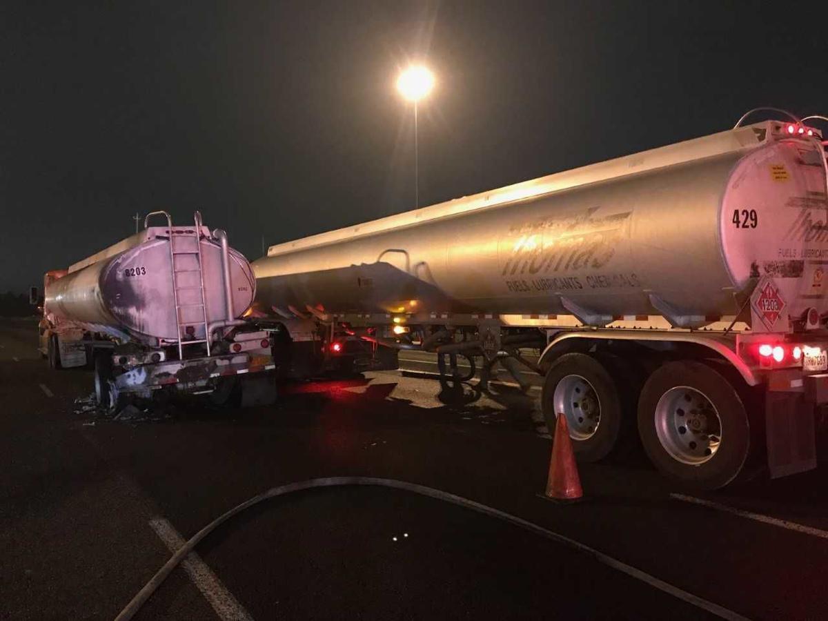 Gas tanker fire shuts down I85 northbound Thursday morning News