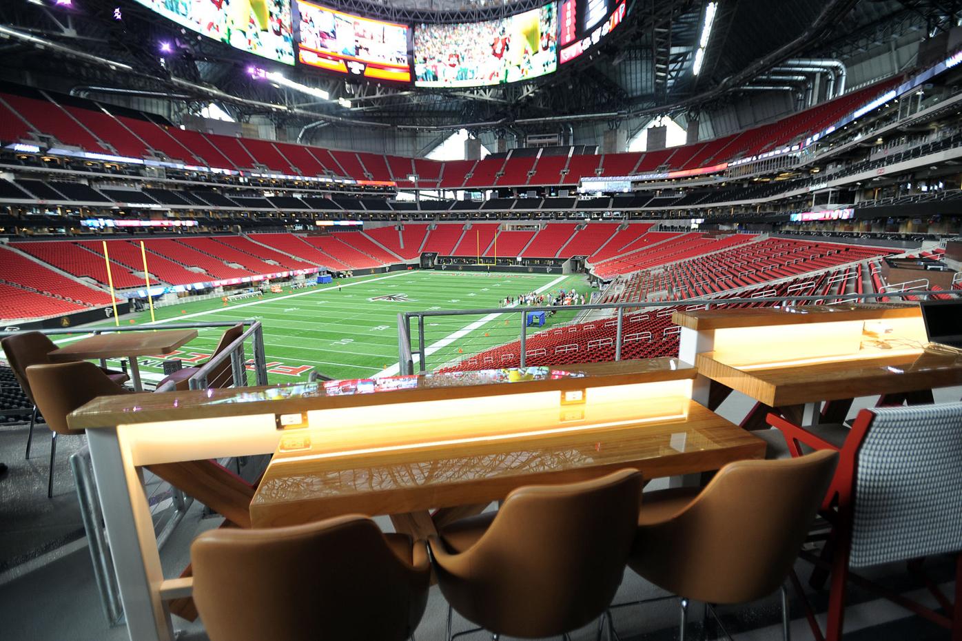 A look inside Mercedes-Benz Stadium days before it opens its doors