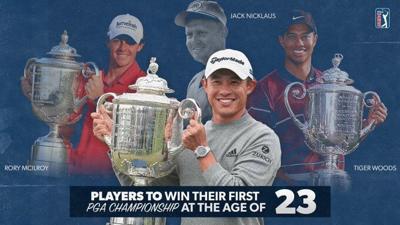 Collin Morikawa 23 Wins Pga Championship For First Major Sports Gwinnettdailypost Com