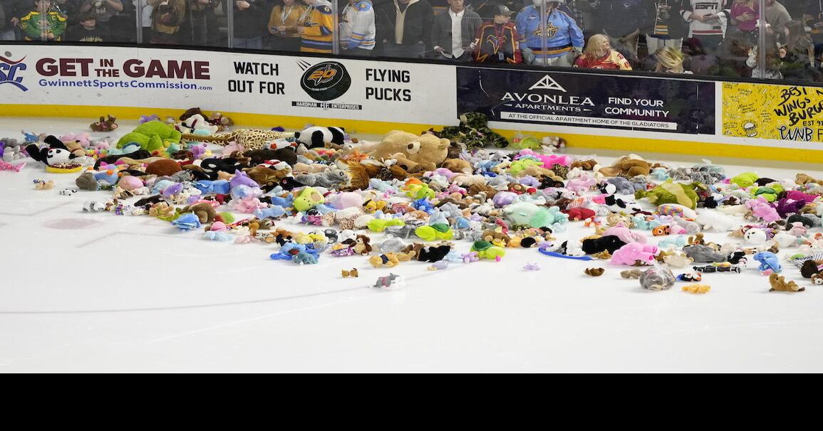 PHOTOS Teddy Bear Toss Night, Atlanta Gladiators vs. Cincinnati