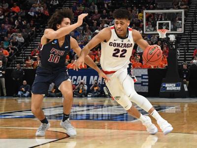 No Upset Alert For No 1 Seed Gonzaga In First Round Rout Sports