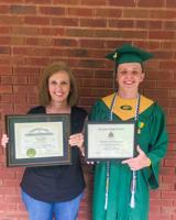 Mother and son graduate from Gwinnett County Public Schools with perfect attendance
