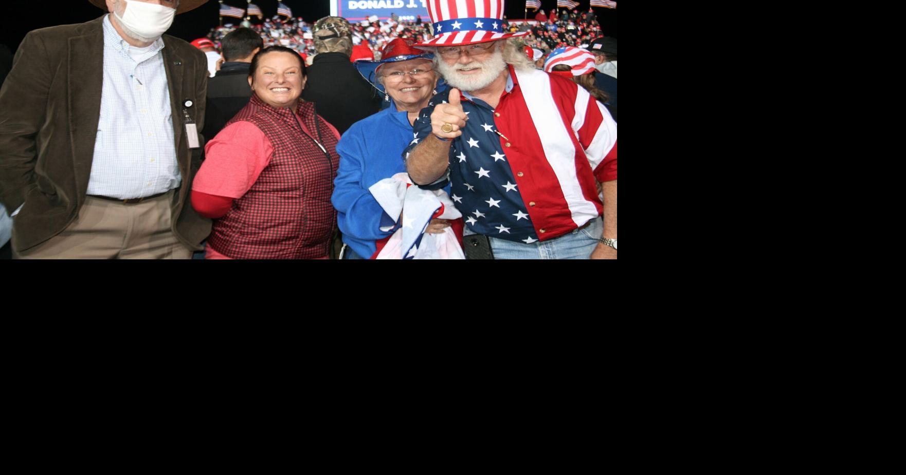 PHOTOS: President Trump rally in Rome draws a crowd estimated at 30,000 ...