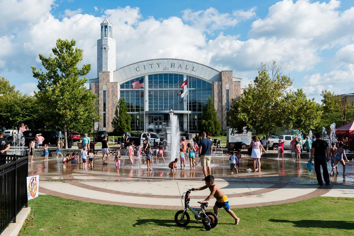 Gin Blossoms, wing festival rock Suwanee Town Center Park Slideshows