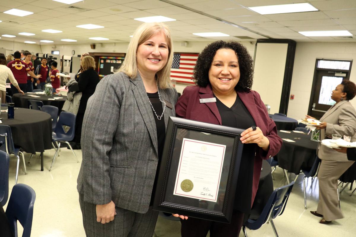 Nationally recognized Five Forks Middle counselor Laura Ross taking new