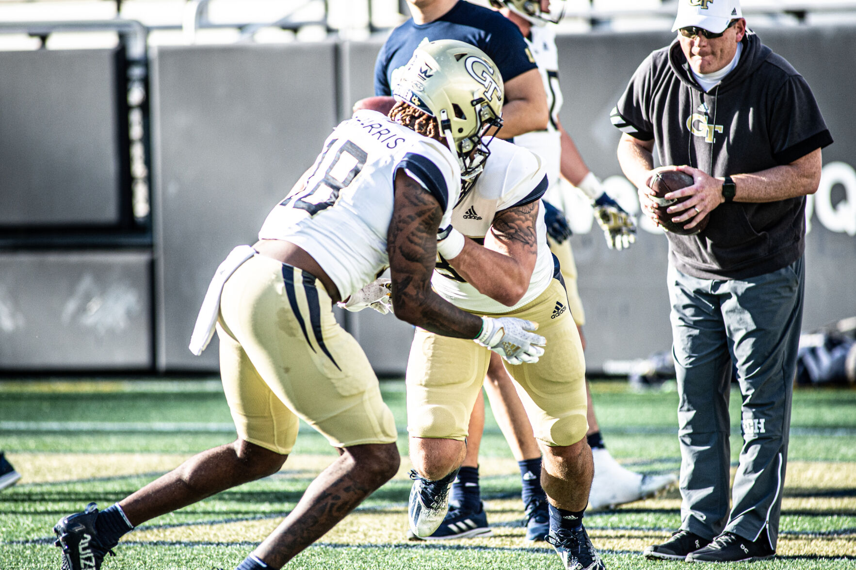 PHOTOS Tech Football Spring Game Sports