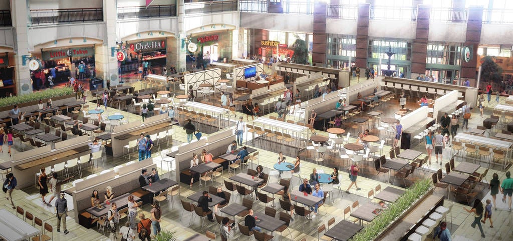 Mall of Georgia food court outdoor Village to undergo major