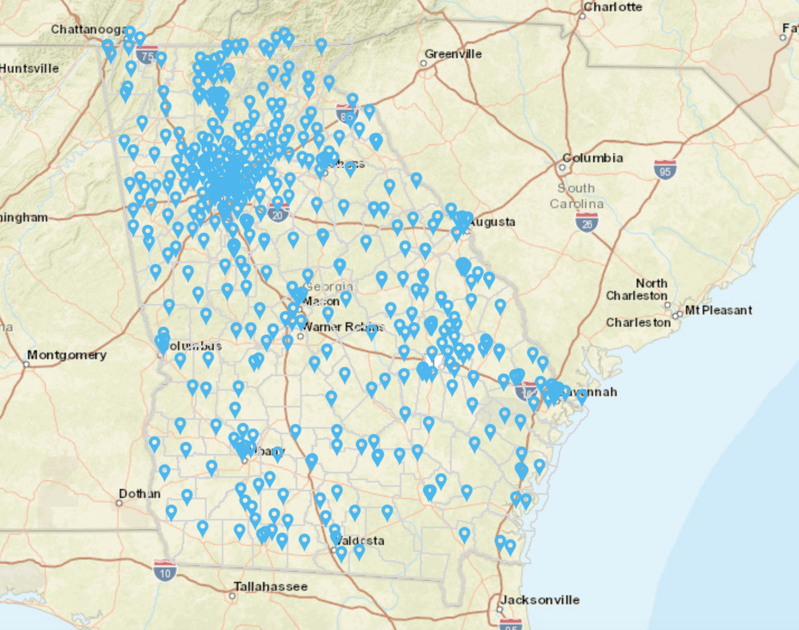 Greenville Tech ton Campus Map Georgia launches broadband availability map | News 