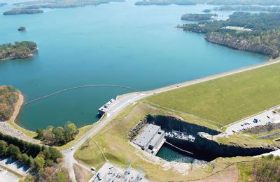 Lake Lanier Buford Dam aerial (copy)